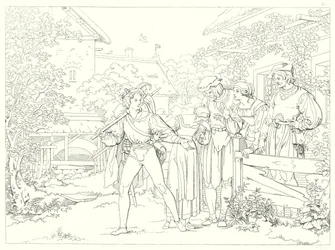 Illustration zu Schillers Lied von der Glocke