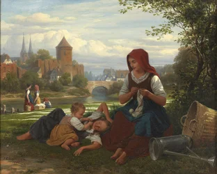 Die Bleiche, 1845