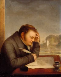 Porträt von Karl Friedrich von Rumohr 1785-1843, 1823-1827.