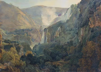 Der Wasserfall von Terni, um 1834