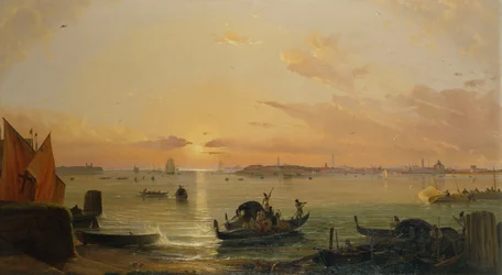 Venedig vom Lido aus gesehen