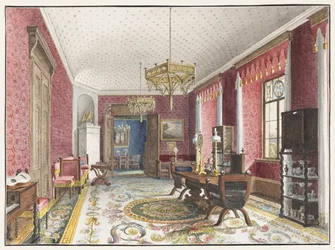 Das rote Zimmer, Schloss Fischbach