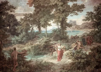 Odysseus und Nausikaa, Szenen aus der Odyssee