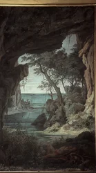 Ankunft des Odysseus auf Ithaka, Szenen aus der Odyssee