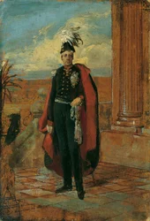 Gemäldeentwurf "Kaiser Franz I. von Österreich in preußischer Generalsuniform"