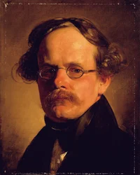 Porträt des Kupferstechers Franz Xaver Stober, 1837
