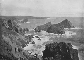 Alter Lizard Head und Kynance Cove, ca. 1896