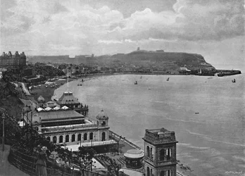 Scarborough: Die Südbucht und das Spa, ca. 1896