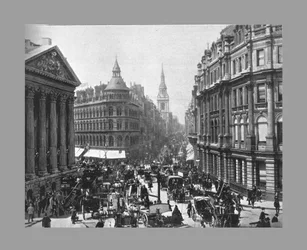 Das Mansion House und Cheapside, London, ca. 1900