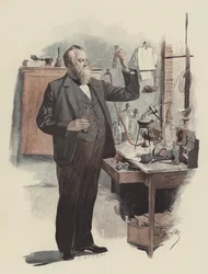 Kammersänger Albert Niemann als Chemiker