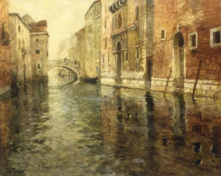 Eine venezianische Kanalszene