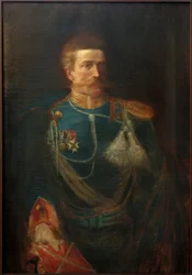 Selbstbildnis in Uniform