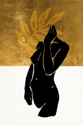 Goldene Blätter Akt