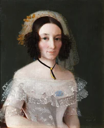 Porträt von Yelizaveta Alexeyevna Benkendorf, geb. Janova, 1845