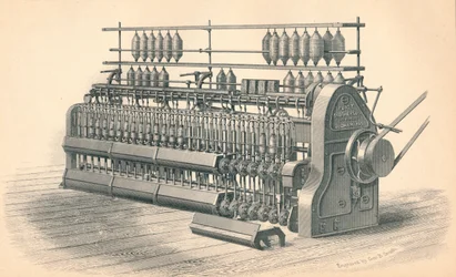 Roving-Rahmen von Platt, Brothers & Co. Oldham