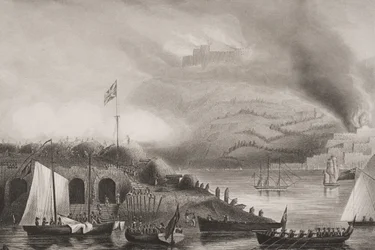 Der Sturm auf San Sebastian, 31. August 1813, Illustration aus 