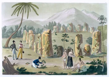 Haus der Alten, Insel Tinian, ca. 1820-1839