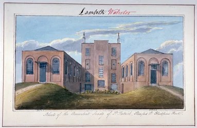 Gebäude der Benevolent Society of St Patrick, Stamford Street, Southwark, London, ca. 1825