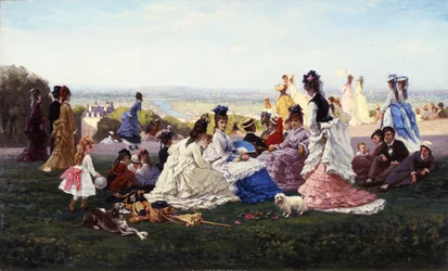Sonntag in Bellevue, 1874