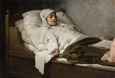 Die Seherin von Prevorst im hohen Schlaf, 1892