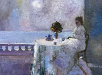 Frau am Meer (2020)