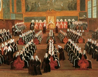 Rat der Pregadi im Dogenpalast (Detail)