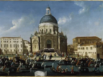 Die Hochzeit einer adligen Dame in Santa Maria della Salute