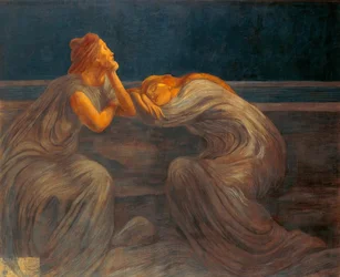 Nocturne, 1908, von Gaetano Previati