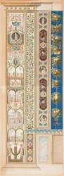 Pilaster Loggia VIII (Verzierung mit Kindergruppen)