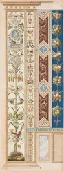 Pilaster Loggia XI (Verzierung mit Stachelschwein)