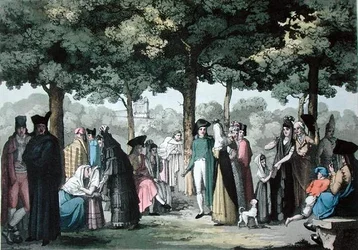 Die Ramblas in Barcelona, aus 