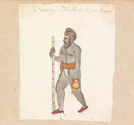 Ein Gosiag - Ein Stamm hinduistischer religiöser Bettler