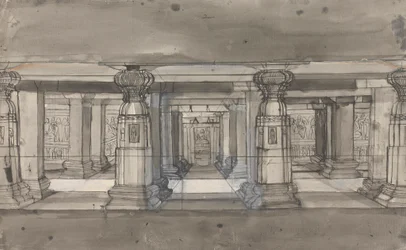 Das Obergeschoss der Jagannatha Sabha