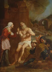 Hiob konfrontiert mit Widrigkeiten, 1619