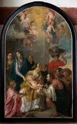 Pfarrkirche (Parochiekerk Sint-Andries). Innenansicht. Gemälde. Beschneidung.