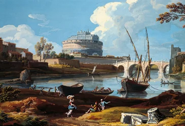 Tiber am Castel Sant
