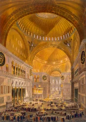 Hagia Sophia, Konstantinopel, 1852