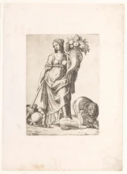 Allegorie auf den Überfluss dank des Friedens