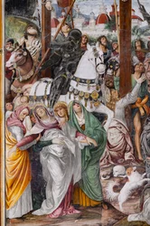 Detail der Kreuzigung, aus Das Leben und die Passion Christi