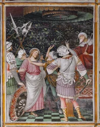 Jesus vor König Herodes (Detail)