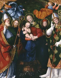 Madonna, Kind und Heilige, 1516