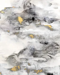 Abstrakter Goldfluss
