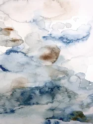 Blau-brauner abstrakter Himmel
