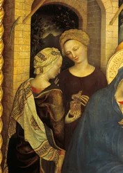 Anbetung der Heiligen Drei Könige (Detail)