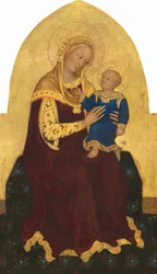 Madonna mit Kind auf dem Thron