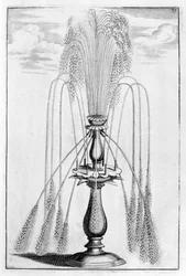 Ornamentaler Brunnenentwurf, 1664