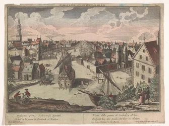Ansicht des Schalkwijker Tors in Haarlem