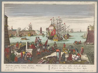 Ansicht des Hafens von Malta (Hafensichten)