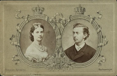 Großherzog Nikolaus Alexandrowitsch von Russland 1843-1865 und Prinzessin Dagmar von Dänemark, 1865