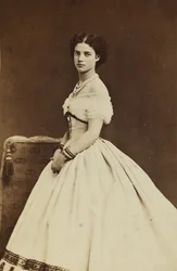 Porträt der Prinzessin Dagmar von Dänemark 1847-1928, 1866